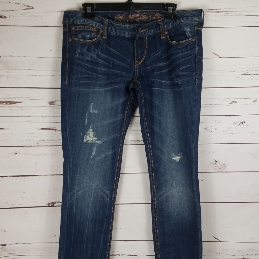 NWOT Distressed Express Jeans Size 10